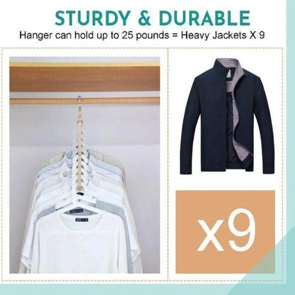 SaveSpace Set Κρεμάστρες 360° 4 Τεμάχια