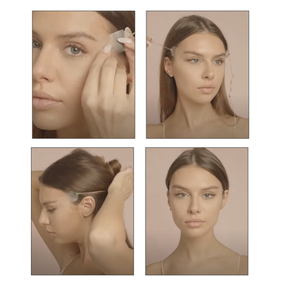 40 Αυτοκόλλητα Επιθέματα & 3 Λάστιχα Για Φυσικό Λίφτινγκ Προσώπου